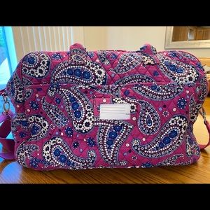 Vera Bradley Grand Traveler bag in Boysenberry pattern